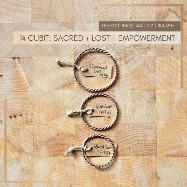 Sacred Lost Empowerment Tensor Ring Set in 1/4 Cubit